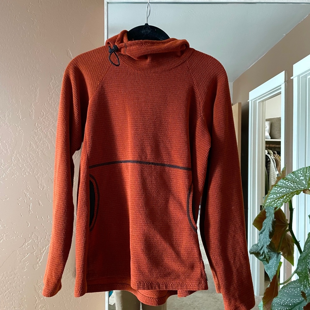Burnt Orange Melanzana Hoodie - M